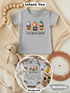 Personalized Baby “Too Cute To Spook” Halloween Outfit – Custom Photo Bodysuit & Infant Tee